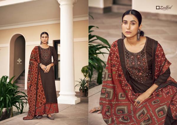 Zulfat Sohni Pure Wool Pashmina Designer Dress Material Collection 